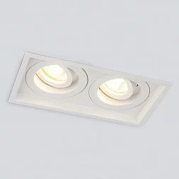 Алюминиевый точечный светильник 1071/2 MR16 WH белый Elektrostandard a036504