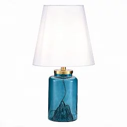 Прикроватная лампа ST-Luce Синий/Белый E27 1*40W ANDE SL1000.214.01