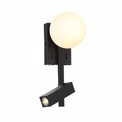 Светильник настенный ST-Luce Черный/Белый LED 2*1+4W 3200K BOTELLI SL1581.401.02