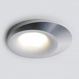 Встраиваемый точечный светильник 124 MR16 белый/серебро Elektrostandard a053357