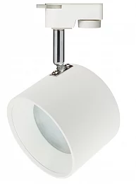 Трековый светильник однофазный ЭРА TR15 GX53 WH/SL под лампу белый/серебро