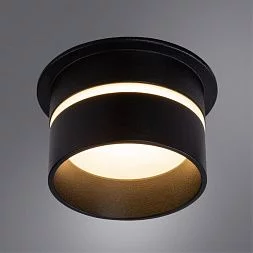 Точечный встраиваемый светильник Arte Lamp IMAI Черный A2164PL-1BK