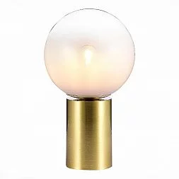 Настольная лампа ST-Luce Золотистый/Прозрачно-белый E27 1*60W CASSIUS SL1190.204.01