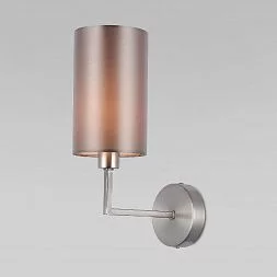 Настенный светильник с абажуром Eurosvet никель 60134/1