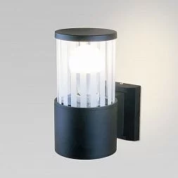 Уличный настенный светильник 1410 TECHNO чёрный Elektrostandard a048141
