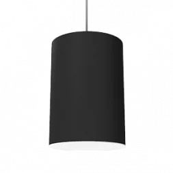 Светодиодный светильник VARTON DL-Roll подвесной 18 Вт 4000 К 140х170 мм RAL9005 черный муар с рассеивателем опал