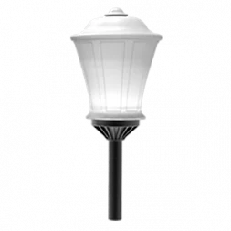 Светодиодный светильник VARTON парковый Omni-T торшерный 40 Вт 4000 K RAL9005 черный муар