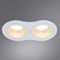 Точечный встраиваемый светильник Arte Lamp ALKES Белый A2161PL-2WH