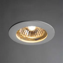Точечный встраиваемый светильник Arte Lamp Basic Белый A2103PL-1WH
