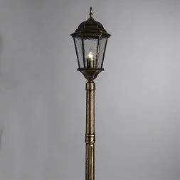 Уличный наземный светильник Arte Lamp GENOVA Черный A1207PA-1BN