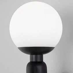 Настенный светильник со стеклянным плафоном Eurosvet черный 50251/1