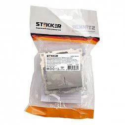 Выключатель STEKKER GLS10-7104-03