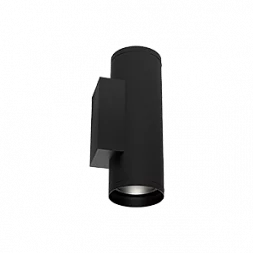 Светодиодный светильник VARTON архитектурный Gutta Twin 2x10 Вт 4000 К IP67 18 градусов RAL9005 черный