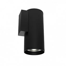 Светодиодный светильник VARTON архитектурный Gutta Single 1x15Вт 3000 К IP67 18 градусов RAL9005 черный