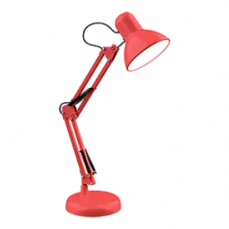Светильник настольный Gauss модель GTL002 60W 220-240V E27 красный струбцина и основание 1/12