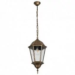 Уличный подвесной светильник Arte Lamp GENOVA Черный||Золотистый A1204SO-1BN