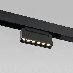 Трековый светодиодный светильник Slim Magnetic HL01 6W 4200K черный 85009/01 Elektrostandard a057197