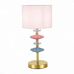 Прикроватная лампа Золотистый/Розовый E14 1*40W ATTIC SLE1117-204-01