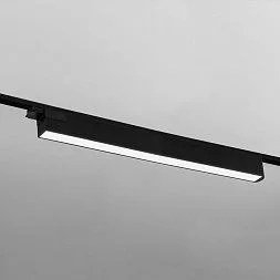 Трековый светодиодный светильник для трехфазного шинопровода X-Line черный матовый X-Line черный матовый 28W 4200K (LTB55) трехфазный Elektrostandard a052446