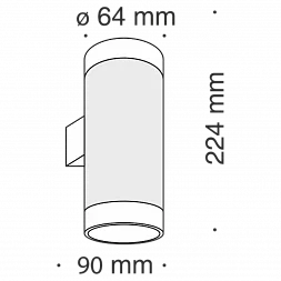 Настенный светильник (бра) Maytoni Technical C027WL-L10W