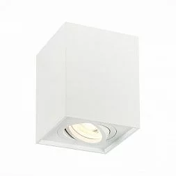Светильник потолочный Белый GU10 1*50W  L100xW100xH123 220V Без ламп Накладные светильники ST109.507.01