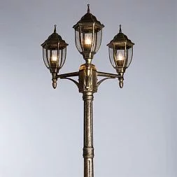 Уличный наземный светильник Arte Lamp PEGASUS Черный A3151PA-3BN