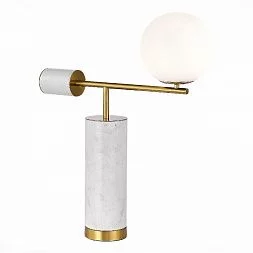Прикроватная лампа ST-Luce Латунь,Белый/Белый G9 1*5W DANESE SL1008.504.01