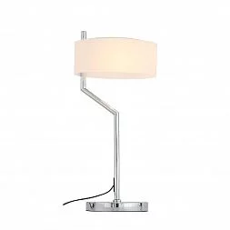 Прикроватная лампа ST-Luce Хром/Белый E27 1*60W (из 2-х коробок) FORESTA SL483.504.01