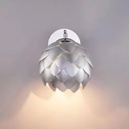 Настенный светильник Bogate's серебро / хром 304