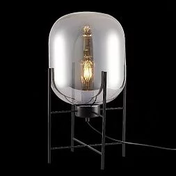 Прикроватная лампа ST-Luce Черный/Дымчатый E27 1*40W BURASCA SL1050.704.01